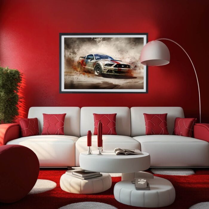 ford mustang poster