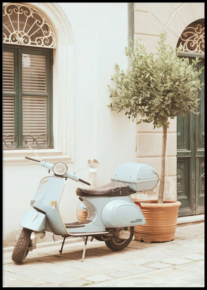 italienische vespa poster