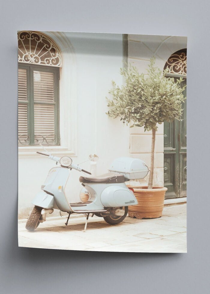 italienische vespa poster