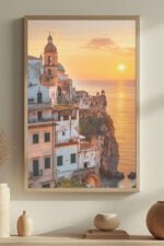 italienischer sonnenuntergang poster