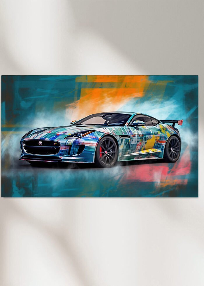 jaguar f type poster