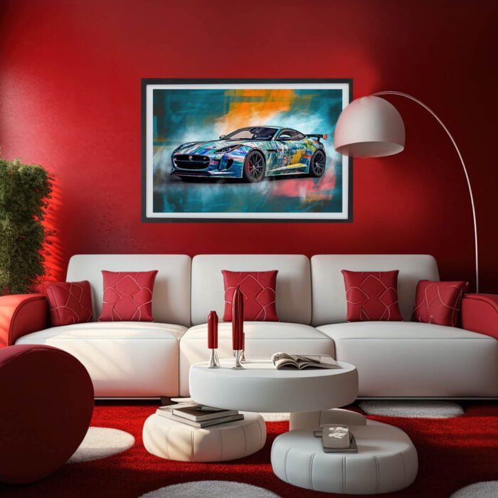 jaguar f type poster