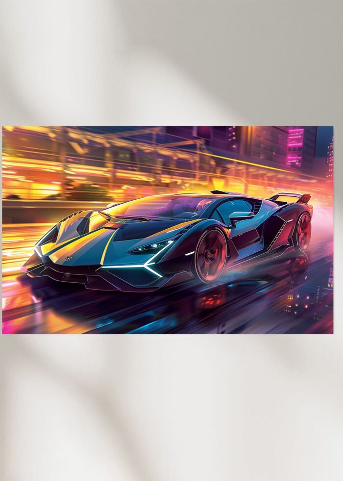 lamborghini revuelto 02 poster