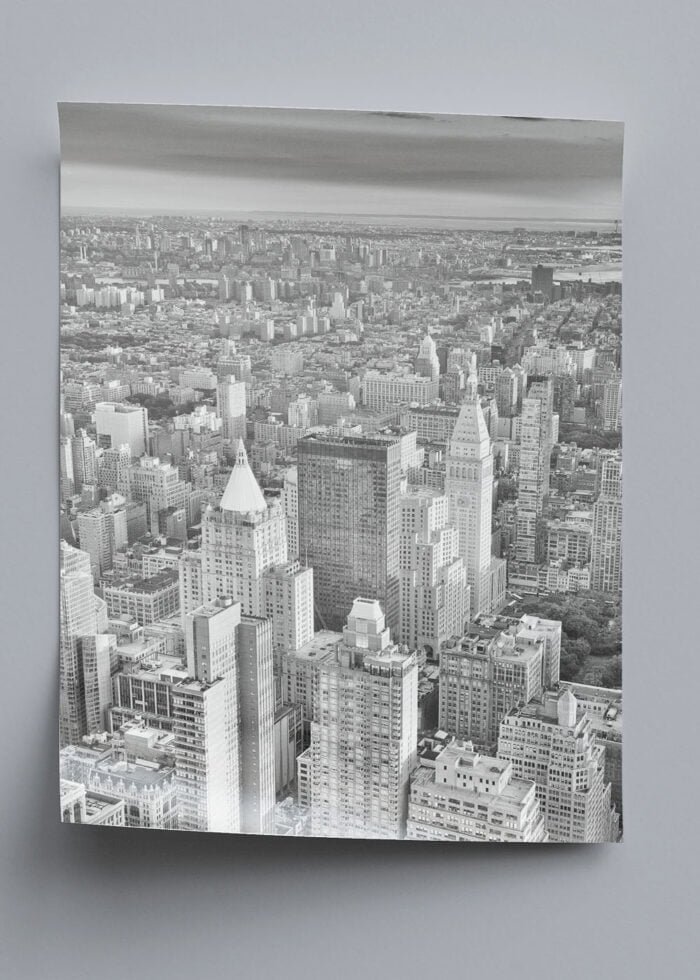 new york city schwarz weiß poster