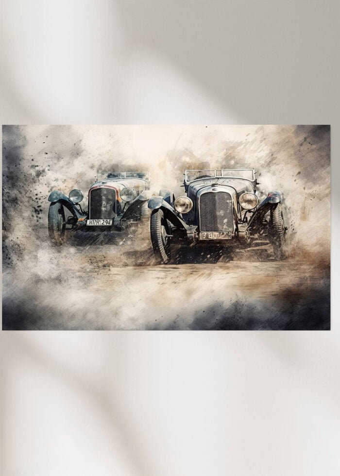 oldtimer rennen poster