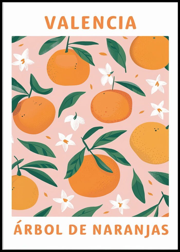 valencia orangen poster