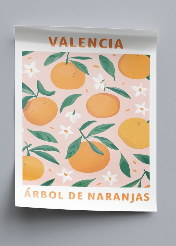 valencia orangen poster