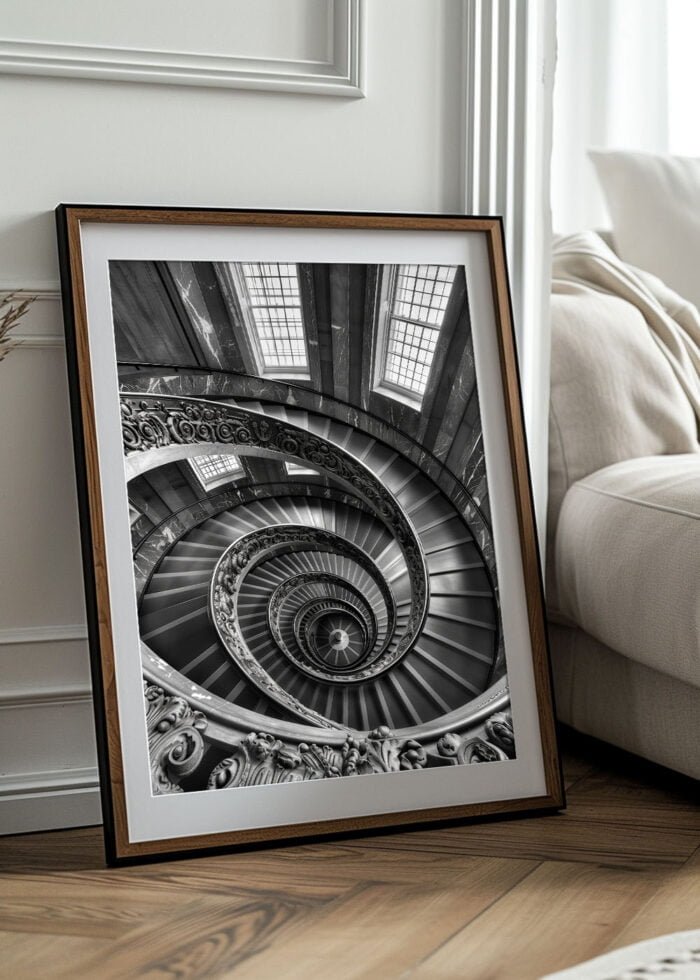 wendeltreppe architektur poster