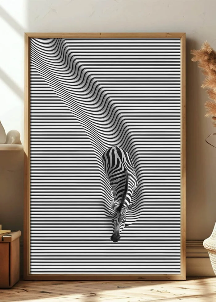 zebra schwarz weiss