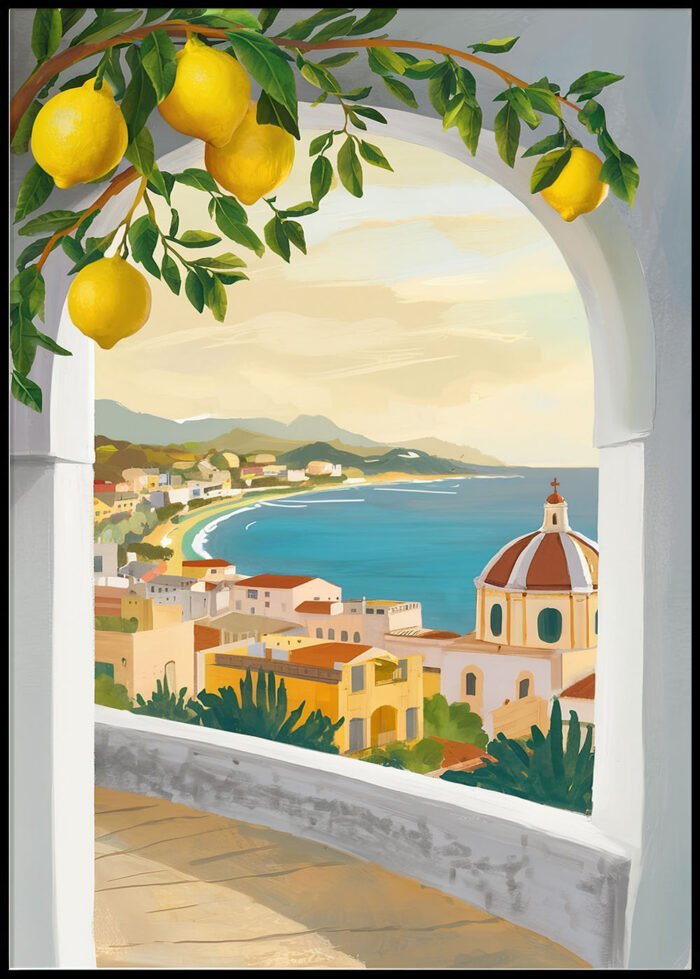 zitronen von amalfi poster