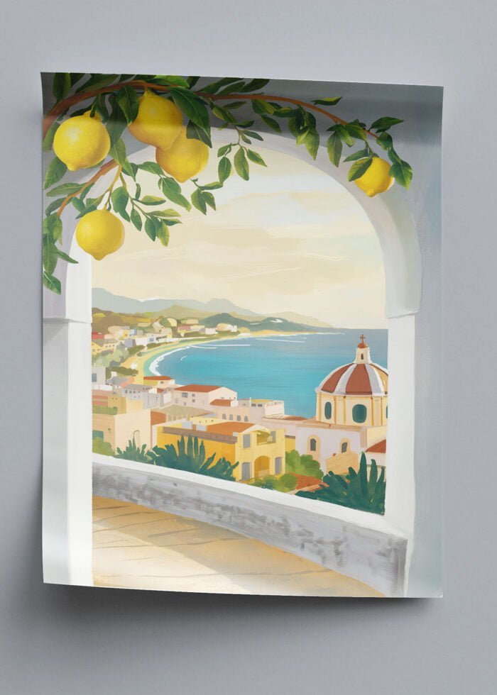 zitronen von amalfi poster