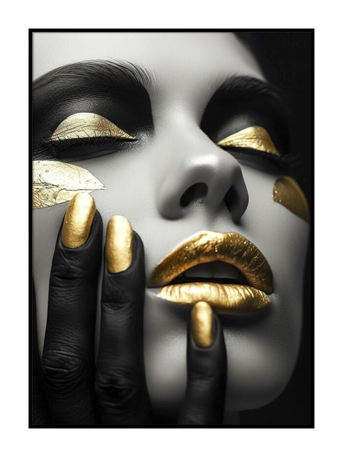 zart gold make up poster