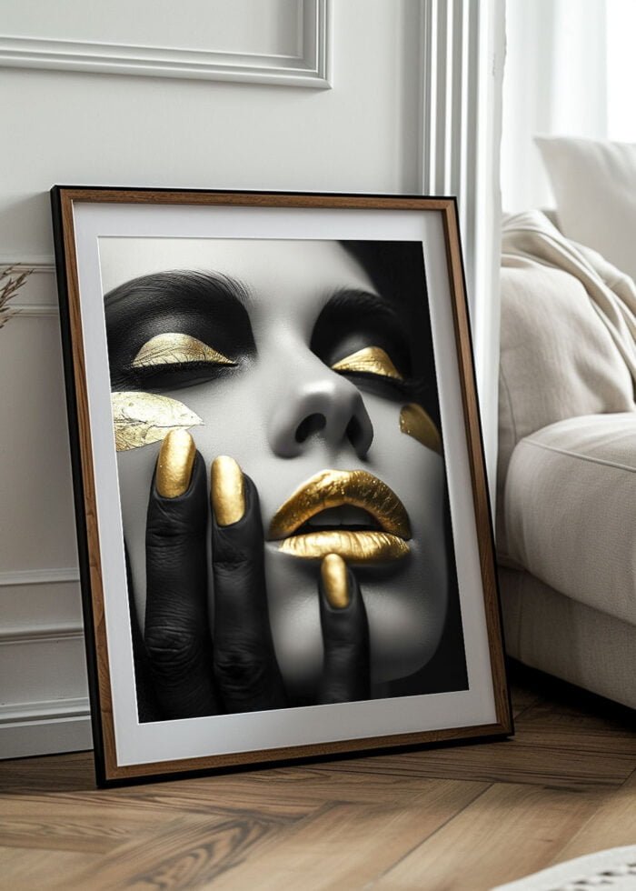 zart gold make up poster