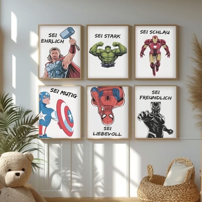 kinder poster set motivationsbilder für kinderzimmer und jugendzimmer